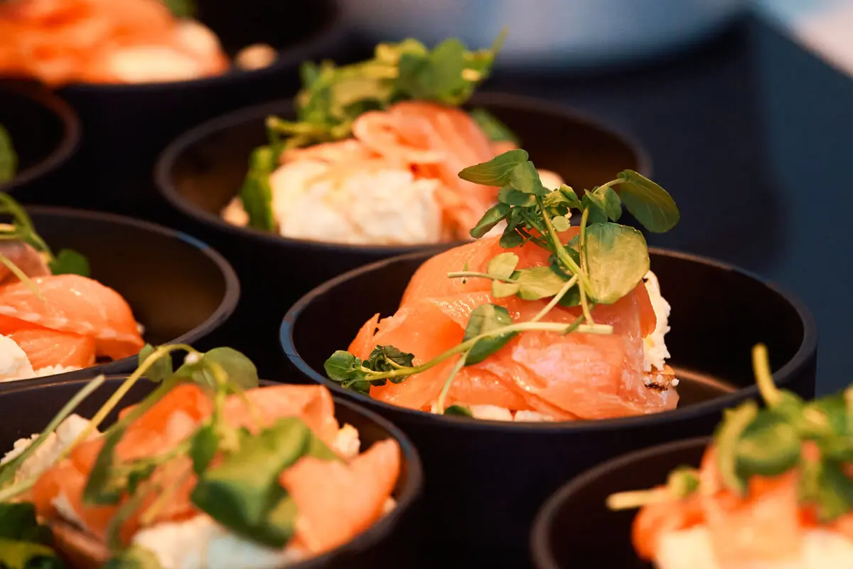 Artisan Food Bowls served as part of the East Premium Hospitality at Tottenham Hotspur Stadium.
