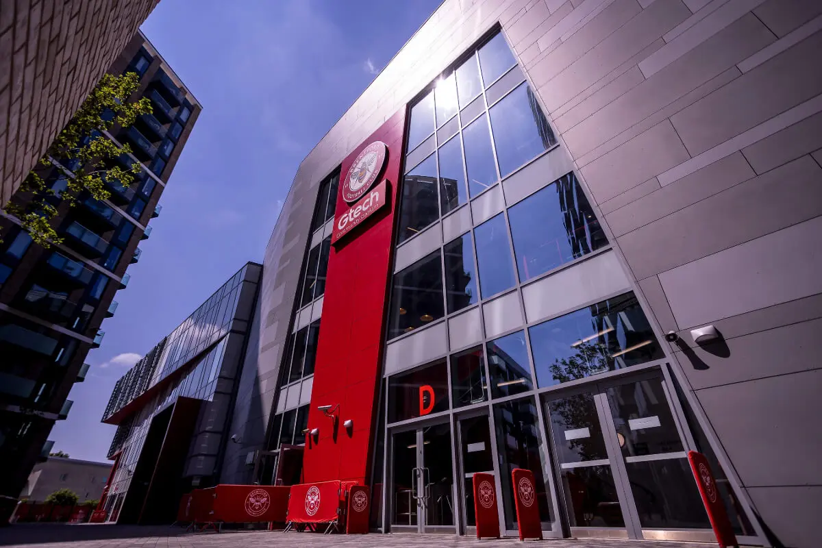 Outside of the Gtech Community Stadium