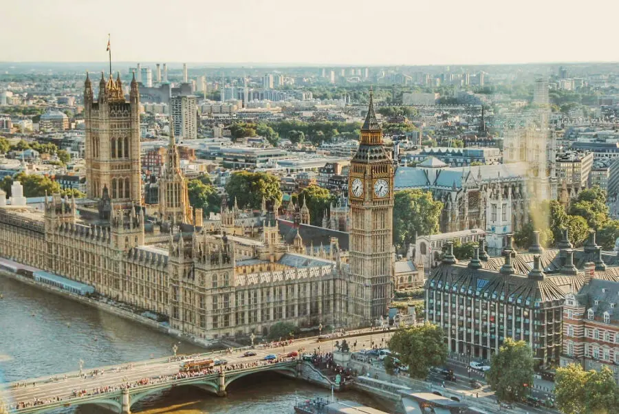 A view of Westminster, London, United Kingdom