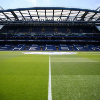 Shot of Stamford Bridge.