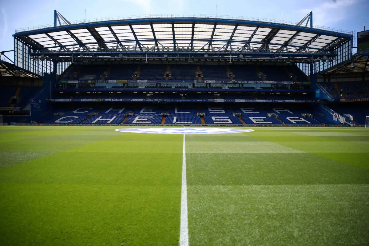 Shot of Stamford Bridge.