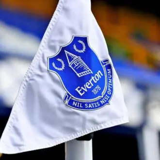 Everton corner flag.