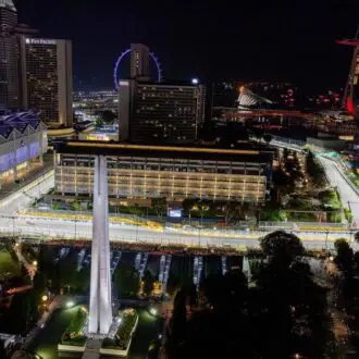 Singapore Grand Prix, view overhead