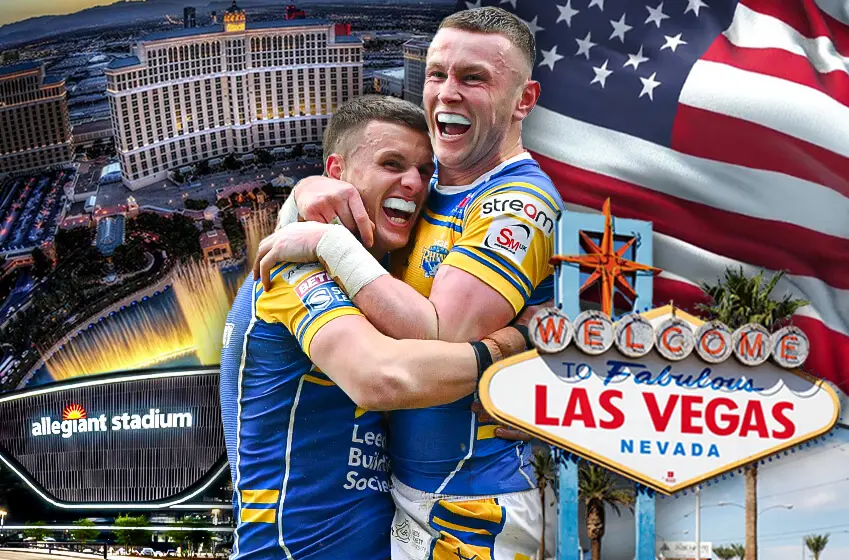Leeds Rhinos in Las Vegas advertisement