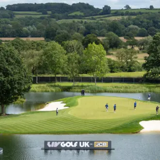 Shot of the LIV Golf UK course.