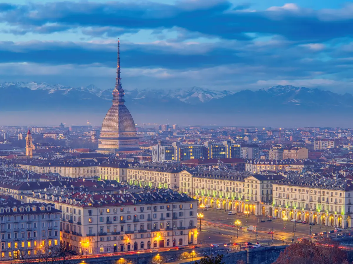 Cityscape of Turin, Italy