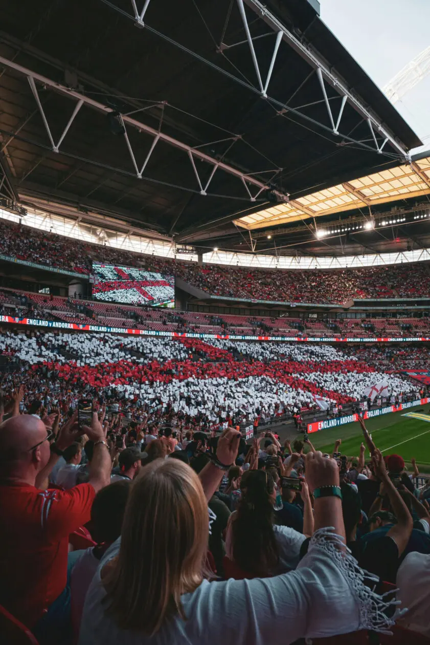 England flag at Wembley Stadium