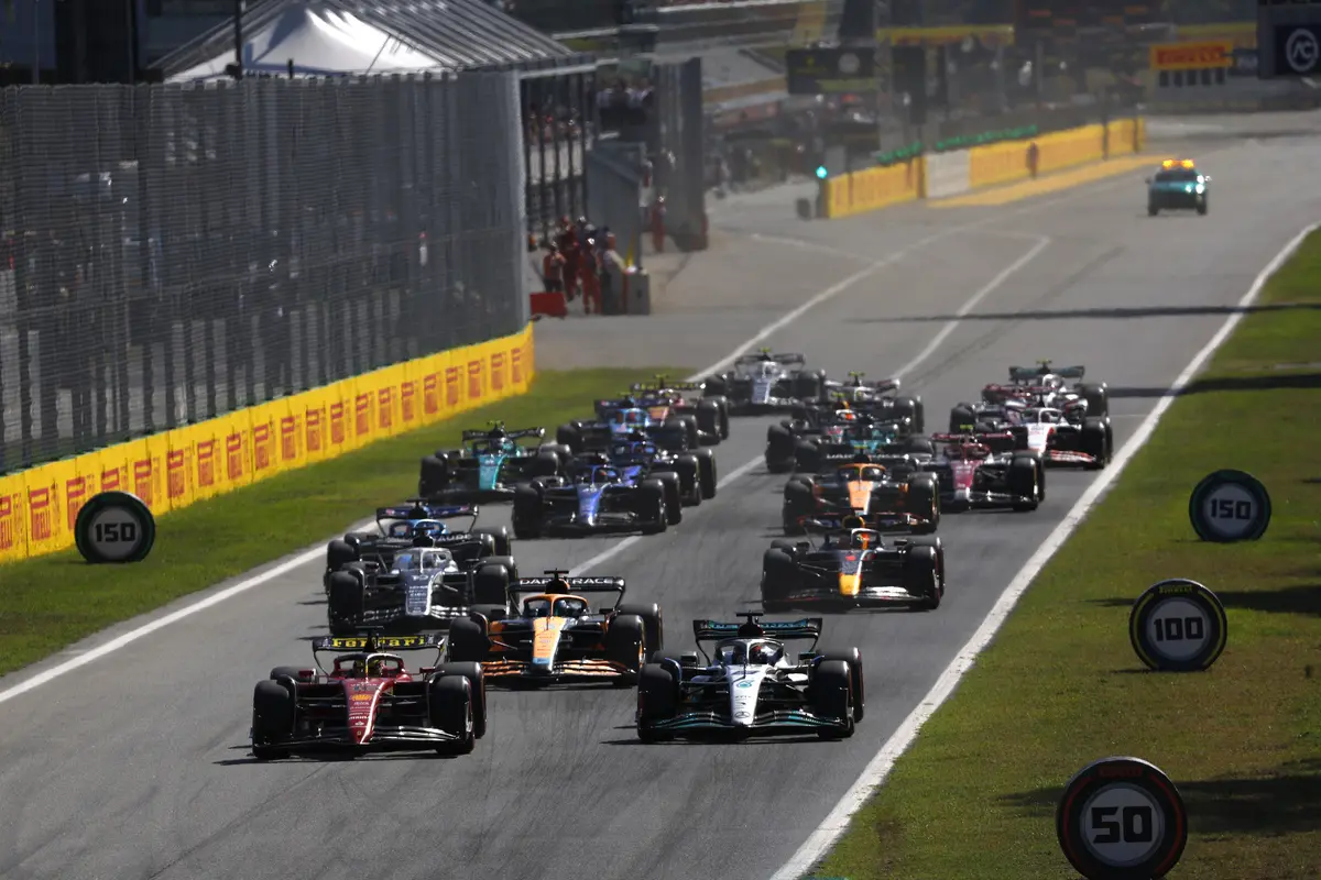 Italian Grand Prix 2022, race start.