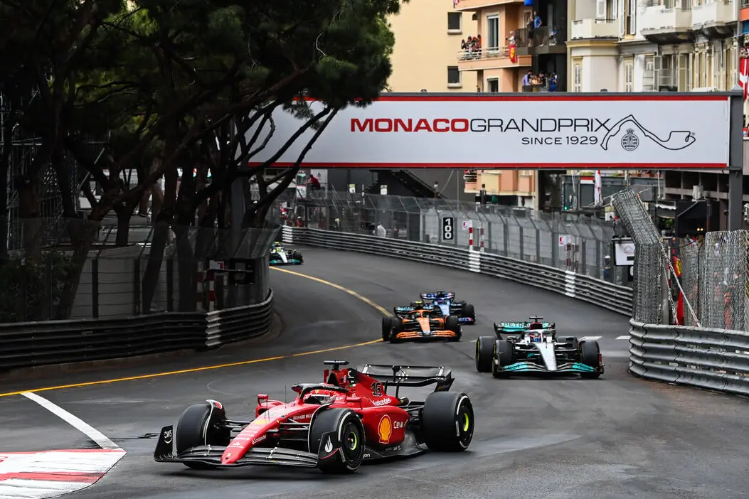 Monaco Grand Prix street race.