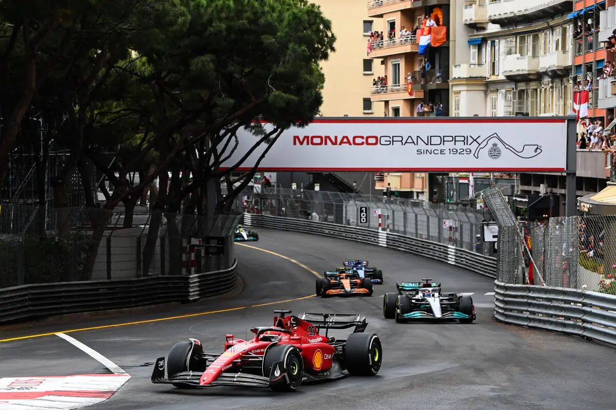 Monaco Grand Prix street race.