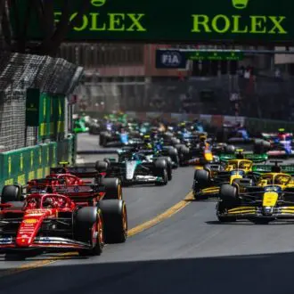 Monaco Grand Prix race start in 2024.