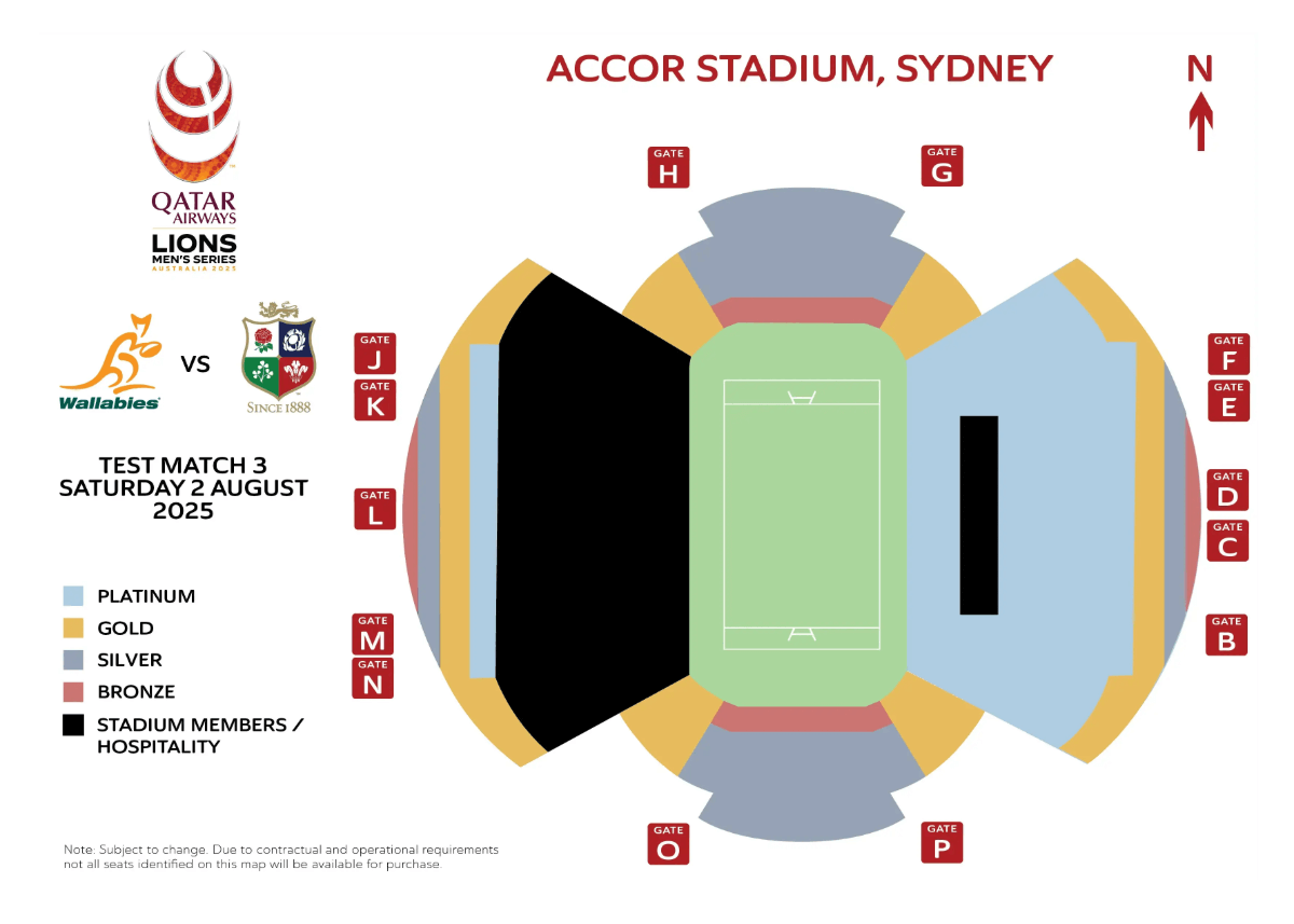 Second Test Stadium Map - Melbourne