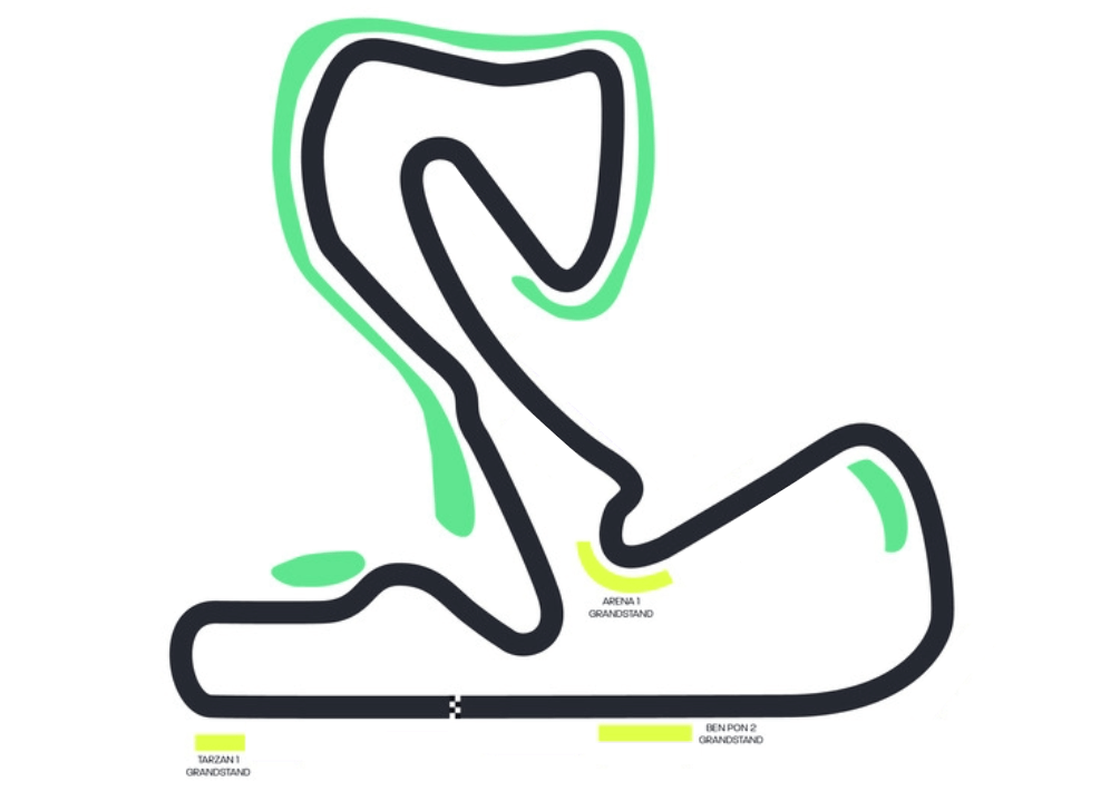 Dutch Grand Prix circuit map.