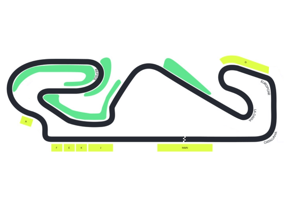 Spanish Grand Prix circuit map