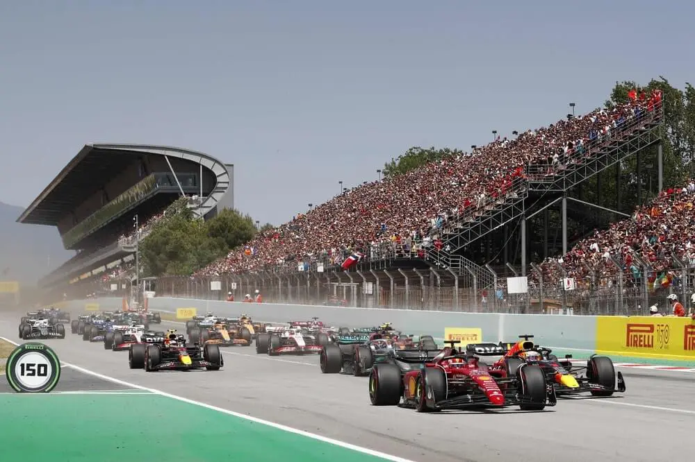 Spanish Grand Prix race start in 2022.