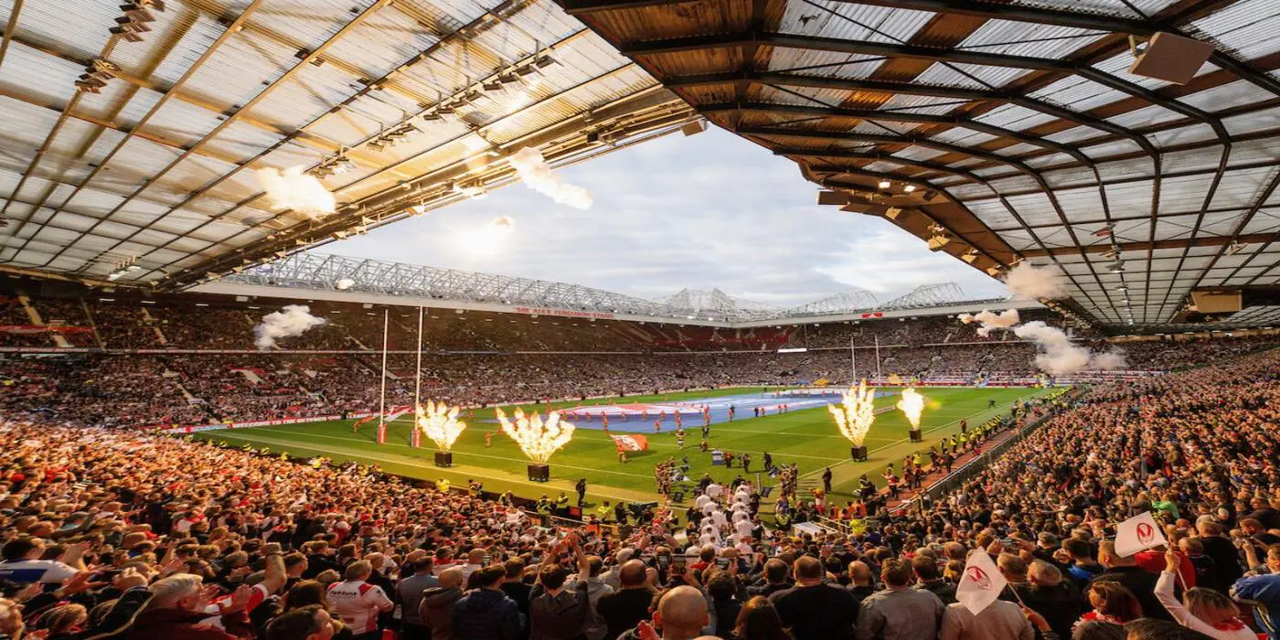 Super League Grand Final atmosphere.