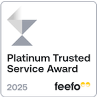 Feefo Platinum Trusted Service Award