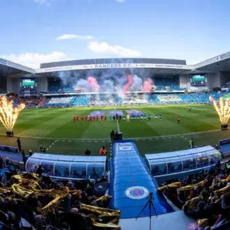 Rangers ground before kick off