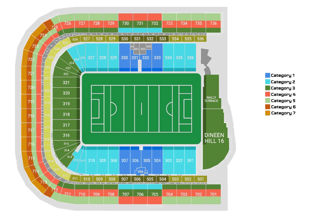 Croke Park Stadium Map