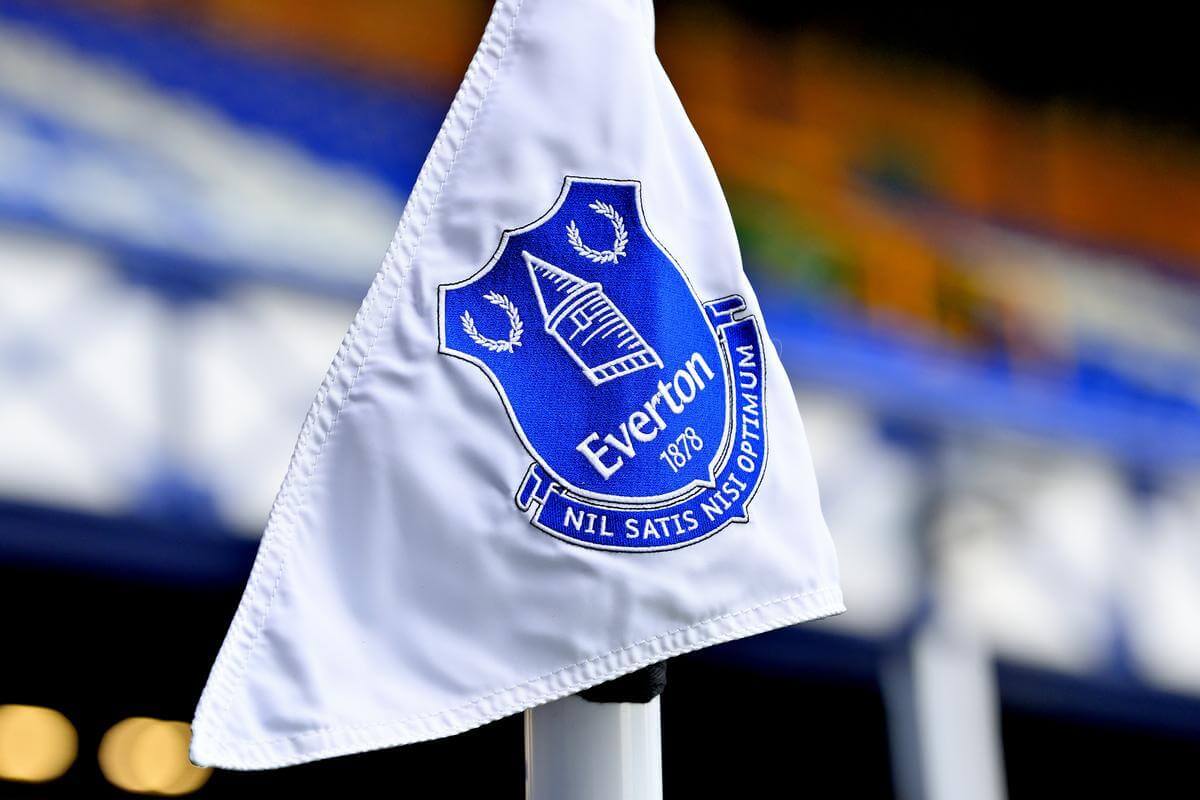 Everton corner flag.