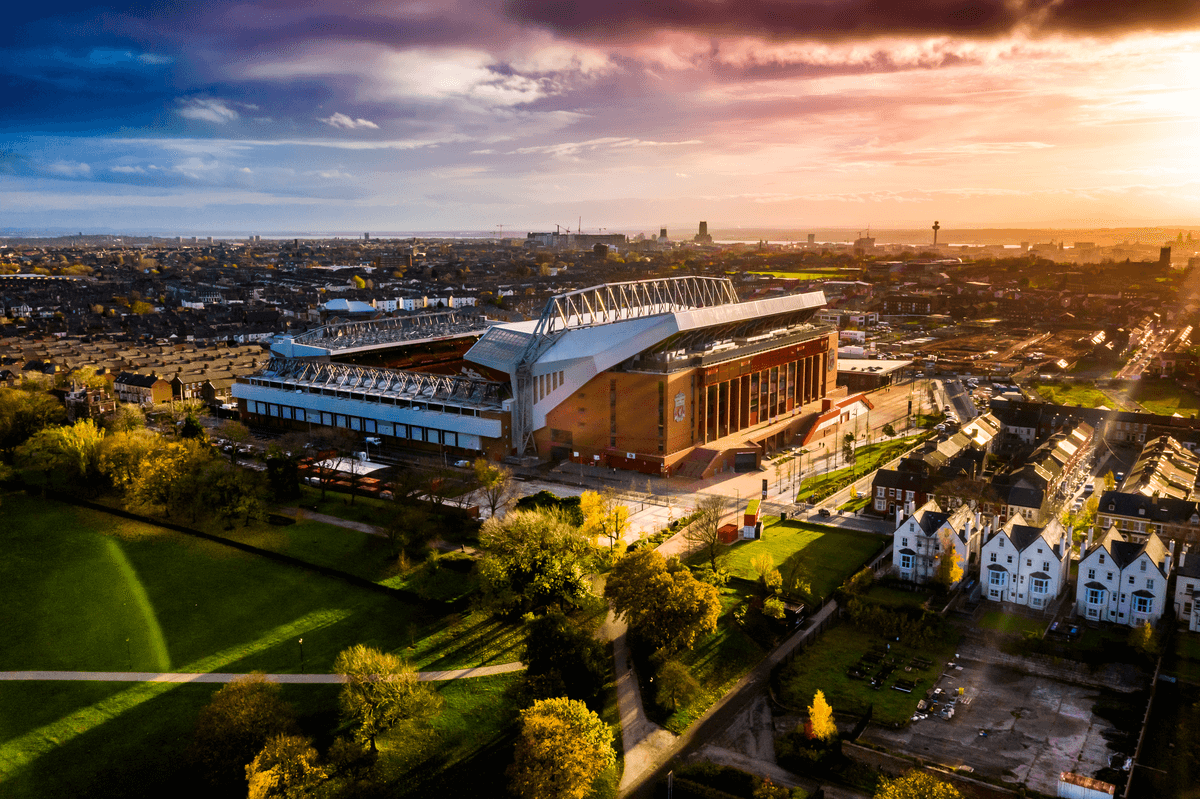Outside Anfield Stadium