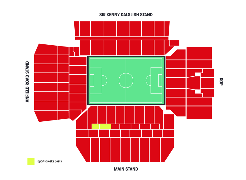 Liverpool Stadium Map White Background