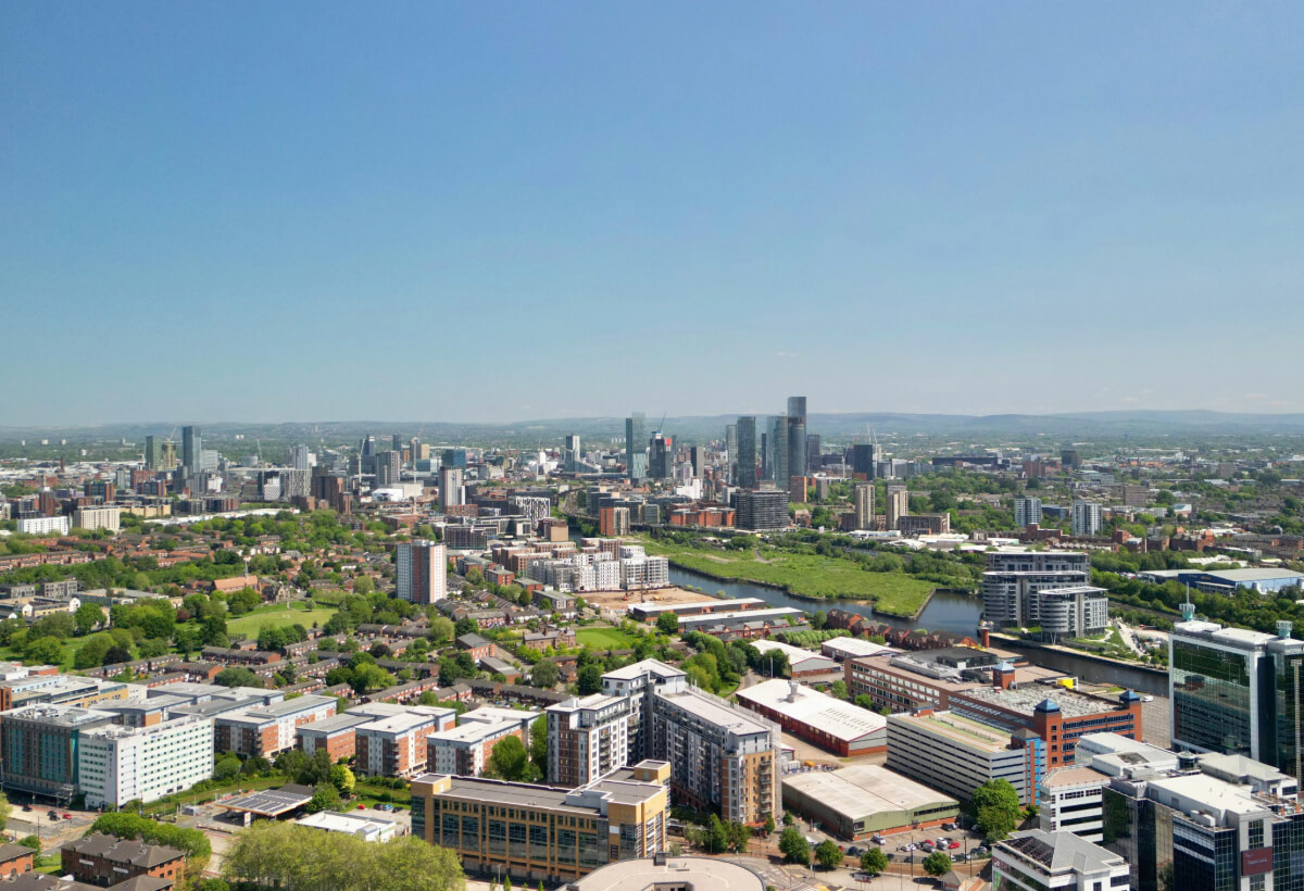 Manchester from above