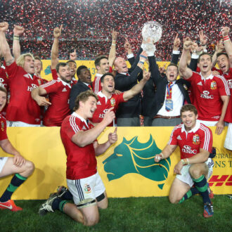 Celebrations for the Lions Tour down under.