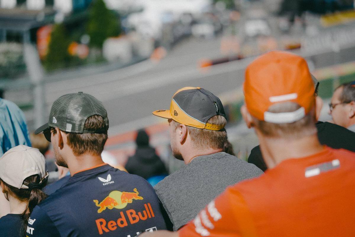 Fans at the Hungarian Grand Prix.