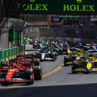 Monaco Grand Prix race start in 2024.