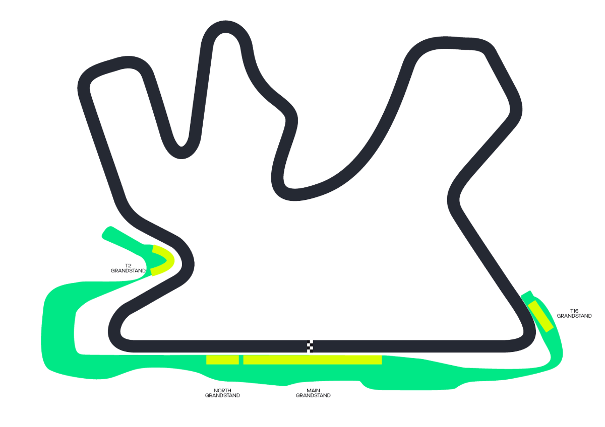 Qatar Grand Prix circuit map