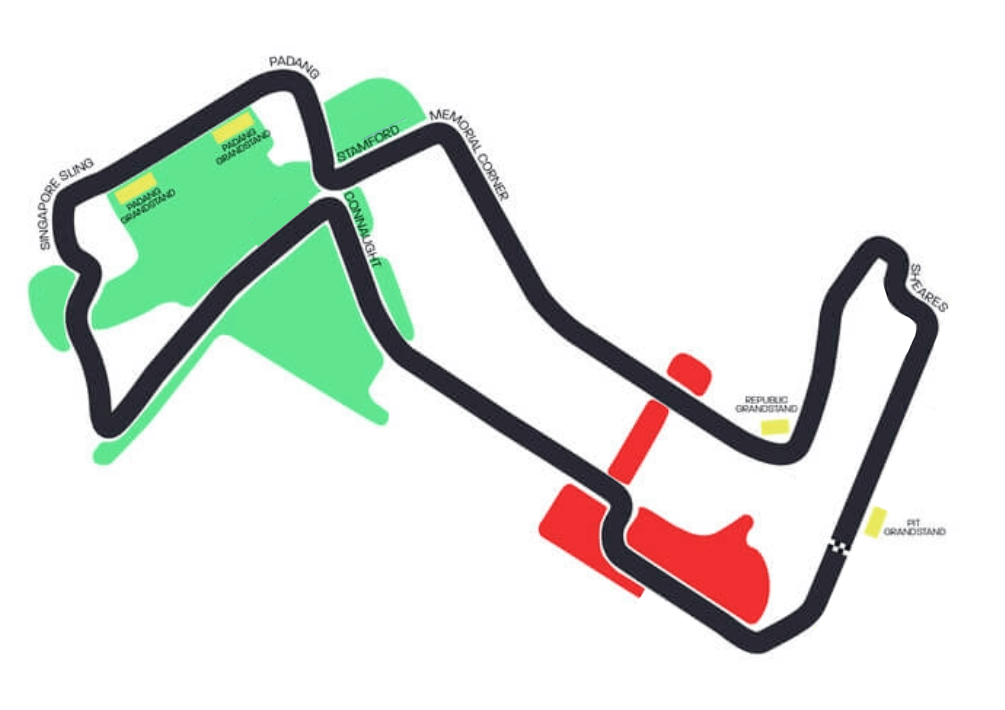 Marina Bay Circuit Map
