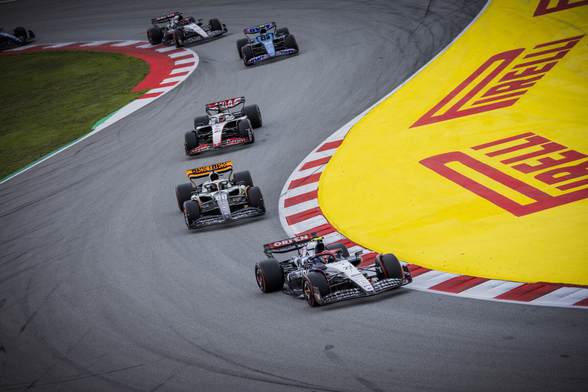 Spanish Grand Prix action shot from 2023.