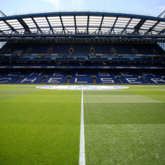 Shot of Stamford Bridge.