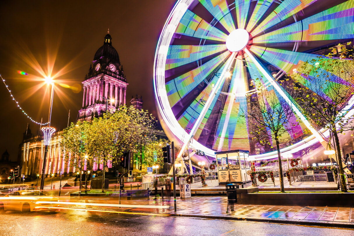 Picture of the centre of Leeds.