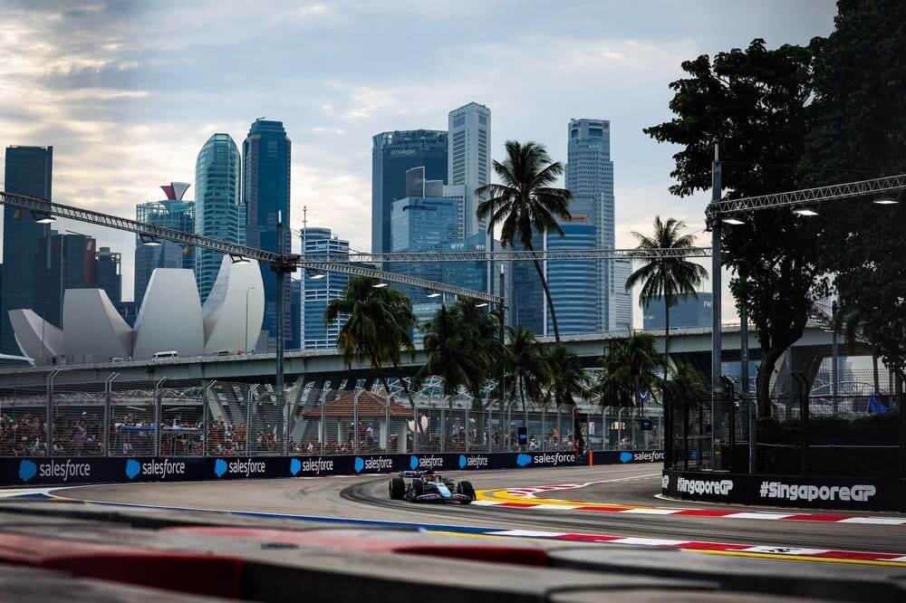 Singapore Grand Prix track shot from 2024.